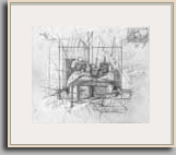 BANANAS   1997   graphite   14&quot x 17&quot