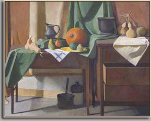 STILL LIFE WITH PUMPKIN   2000   oil/linen   36&quot x 45&quot