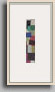 TALL ABSTRACTION 2003 paper collage 7" x 1½"