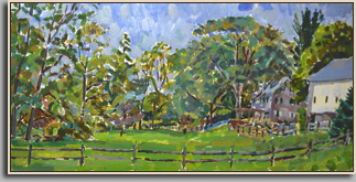 CREAMERY 2002 acrylic/board 24x48" CREAMERY 2002 acrylic/board 24x48"