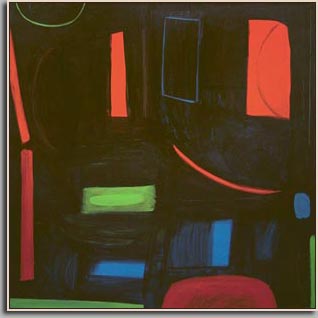 DEEP SPACE 2006 acrylic/canvas 48" x 48"