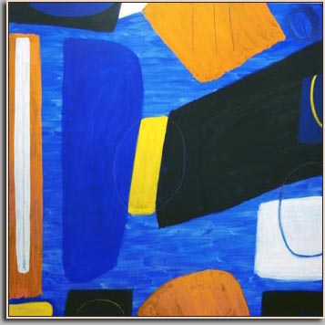 GLIMMER 2007 acrylic/canvas 54" x 54"